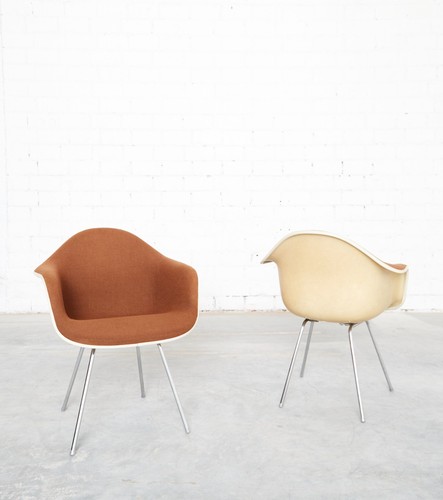 Pair off white dax fiberglas - pair, off-white