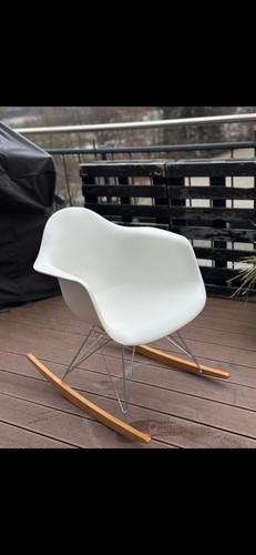 Vitra rar schaukelstuhl weiß - vitra,