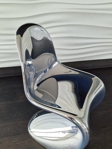 Vitra panton chrome chair - chair,