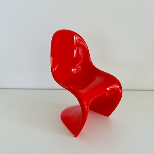 Miniatur panton chair rot - miniatur,
