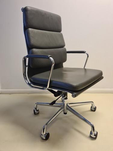 Vitra 219 grau leder - ea,